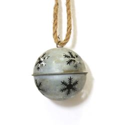 Zawieszka Bombka rustykalna metalowa Dzwonek S